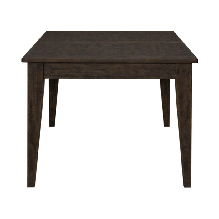 Midland Falls Rectangular Leg Table in ustic Brown - Discount Furniture World (Burlington,NC)