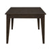 Midland Falls Rectangular Leg Table in ustic Brown - Discount Furniture World (Burlington,NC)