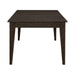 Midland Falls Rectangular Leg Table in ustic Brown - Discount Furniture World (Burlington,NC)