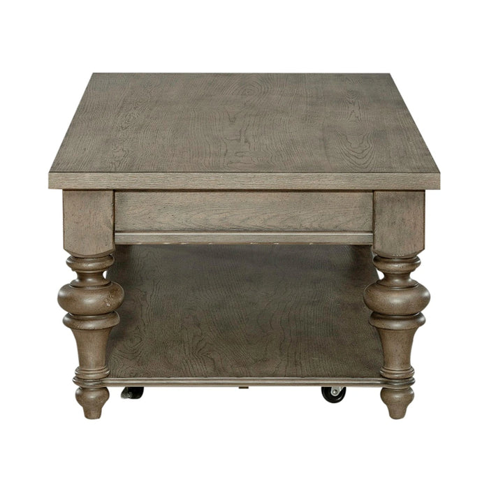 Americana Farmhouse Rectangular Cocktail Table in Dusty Taupe image