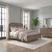 Hickory Grove California Panel Bed, Dresser & Mirror image