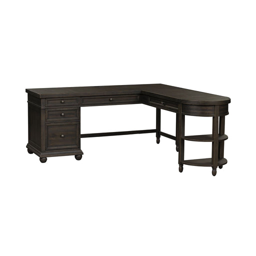 Harvest Home Opt L Shaped Desk Set - Discount Furniture World (Burlington,NC)