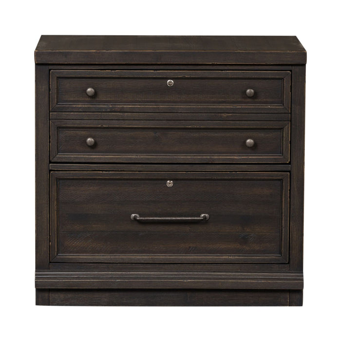Harvest Home Bunching Lateral File Cabinet in Chalkboard - Discount Furniture World (Burlington,NC)