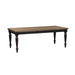 Harvest Home Rectangular Leg Dining Table in Chalkboard - Discount Furniture World (Burlington,NC)