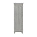 River Place 6 Drawer Chest in Riverstone White and Tobacco image