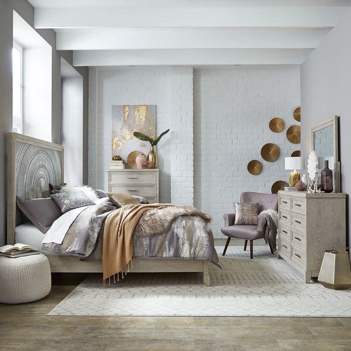Belmar King Panel Bed, Dresser & Mirror, Chest image