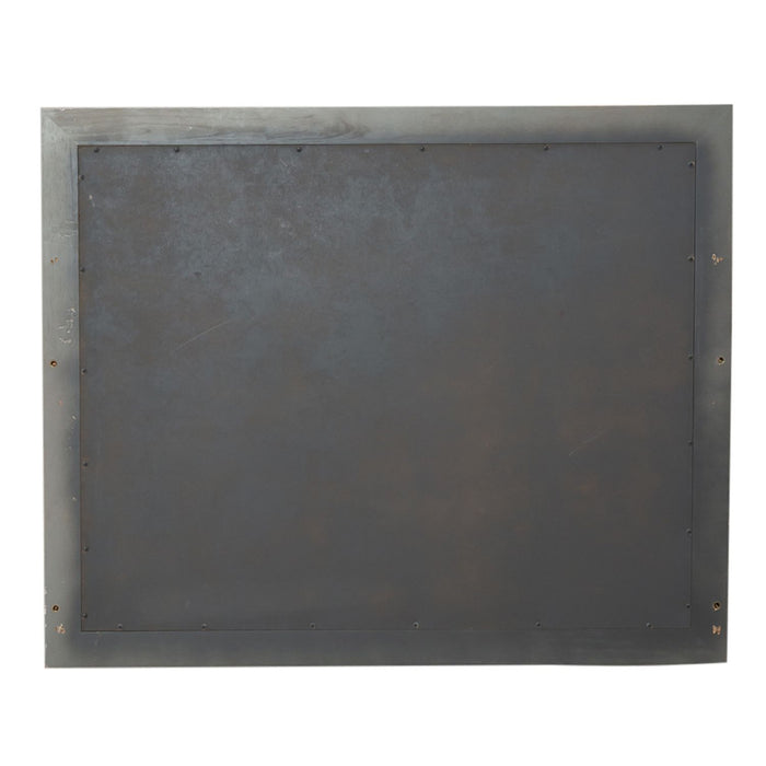 Belmar Mirror in Washed Taupe and Silver Champagne - Discount Furniture World (Burlington,NC)