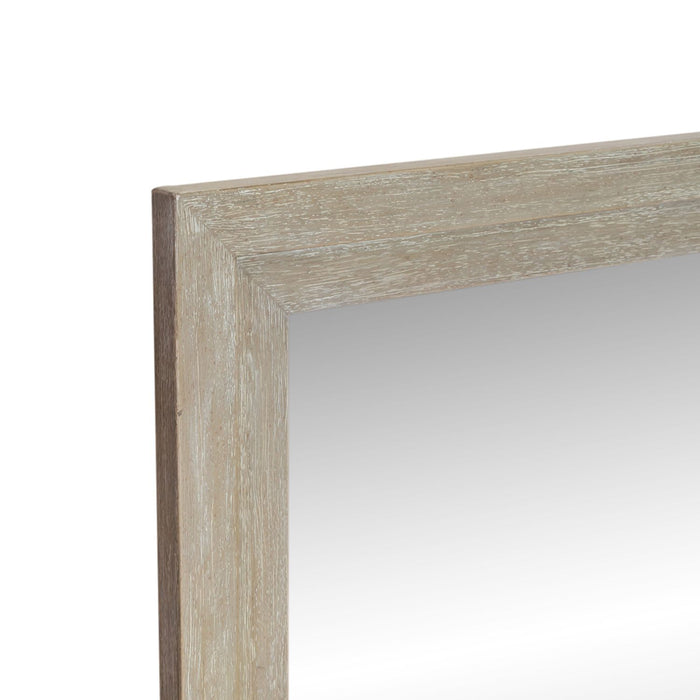 Belmar Mirror in Washed Taupe and Silver Champagne - Discount Furniture World (Burlington,NC)
