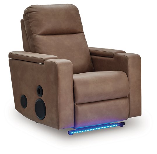 Lorrenton Power Glider Recliner with Audio System - Discount Furniture World (Burlington,NC)
