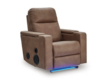 Lorrenton Power Glider Recliner with Audio System - Discount Furniture World (Burlington,NC)