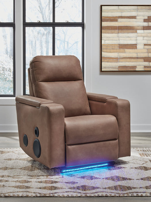 Lorrenton Power Glider Recliner with Audio System - Discount Furniture World (Burlington,NC)