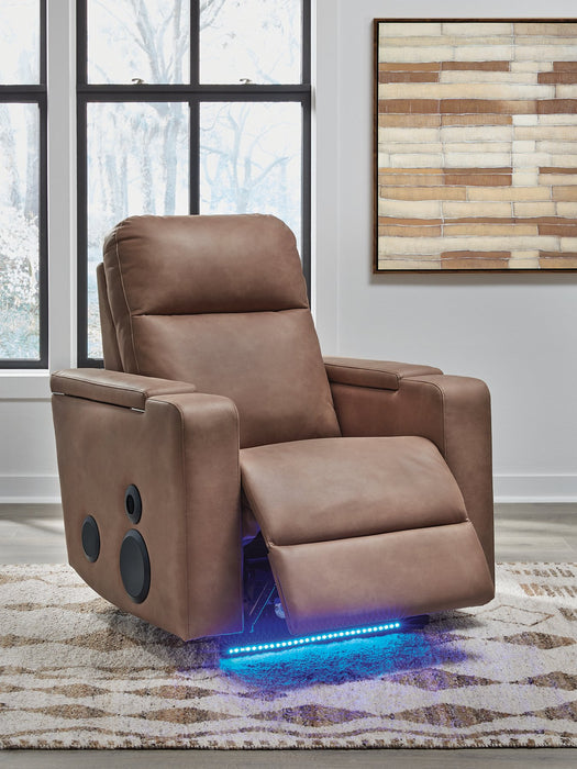 Lorrenton Power Glider Recliner with Audio System - Discount Furniture World (Burlington,NC)