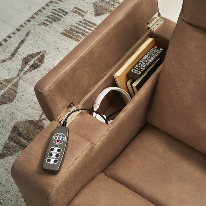 Lorrenton Power Glider Recliner with Audio System - Discount Furniture World (Burlington,NC)