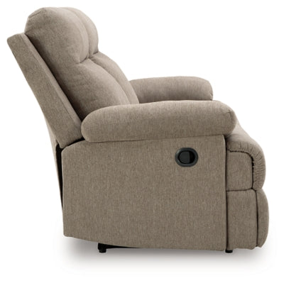 Side-Swipe Reclining Sofa with Drop Down Table - Discount Furniture World (Burlington,NC)