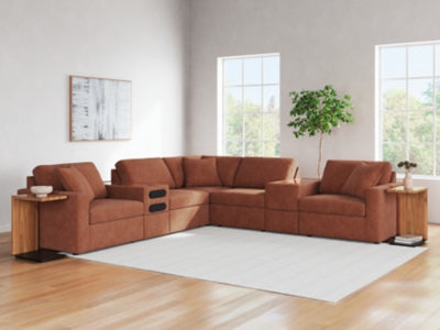 Modmax Balanced Sectional with Audio and Storage Consoles - Discount Furniture World (Burlington,NC)