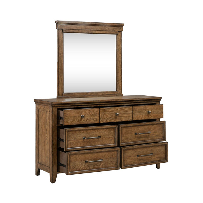 Carolina Park Dresser & Mirror - Discount Furniture World (Burlington,NC)
