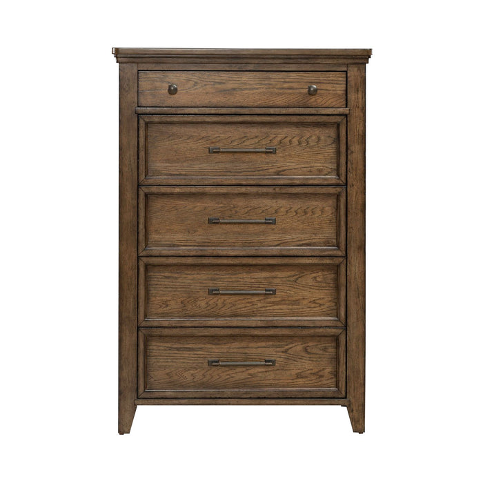 Carolina Park 5 Drawer Chest - Discount Furniture World (Burlington,NC)
