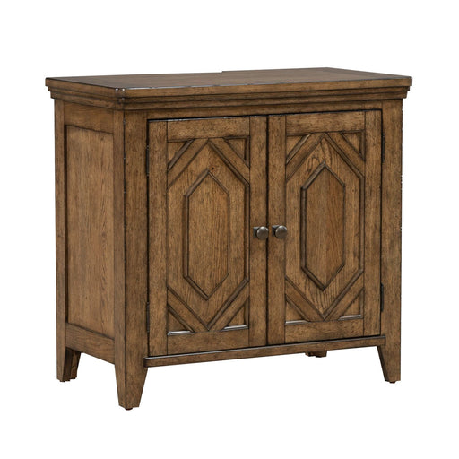 Carolina Park 2 Door Bedside Chest w/ Charging Station - Discount Furniture World (Burlington,NC)