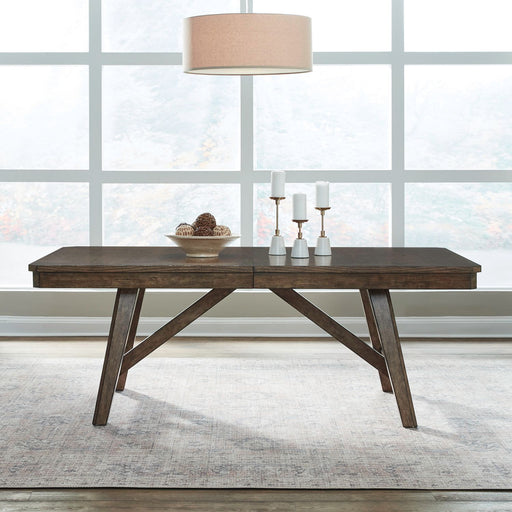 Carolina Park Trestle Table Set - Discount Furniture World (Burlington,NC)