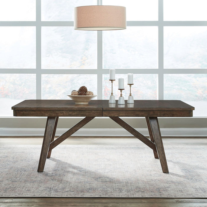 Carolina Park Trestle Table Set - Discount Furniture World (Burlington,NC)