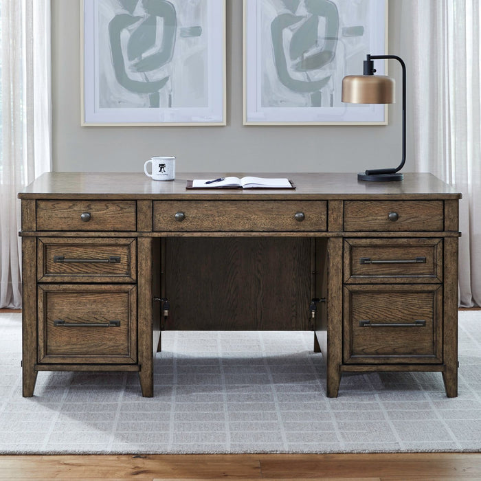 Carolina Park Jr Executive Desk - Discount Furniture World (Burlington,NC)