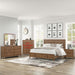 Shaker Lakes King California Panel Bed, Dresser & Mirror, Night Stand image