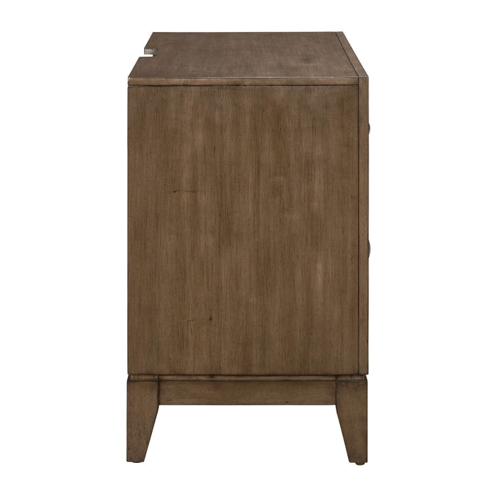 Shaker Lakes Nightstand w/ Charging Station - Discount Furniture World (Burlington,NC)