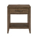Shaker Lakes Open Nightstand w/ Charging Station - Discount Furniture World (Burlington,NC)