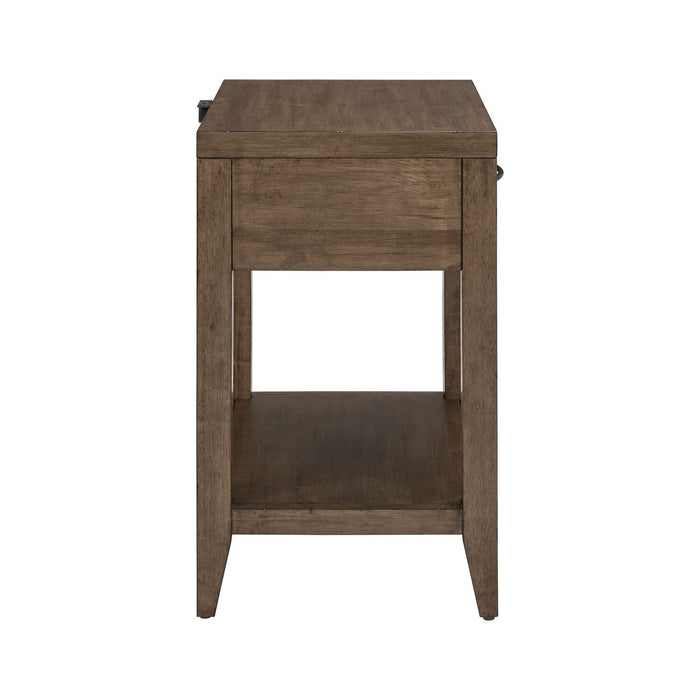 Shaker Lakes Open Nightstand w/ Charging Station - Discount Furniture World (Burlington,NC)