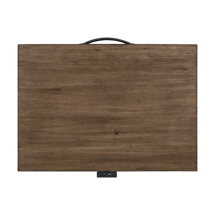 Shaker Lakes Open Nightstand w/ Charging Station - Discount Furniture World (Burlington,NC)
