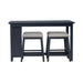 Brook Creek 5 Piece Counter Set- Navy - Discount Furniture World (Burlington,NC)