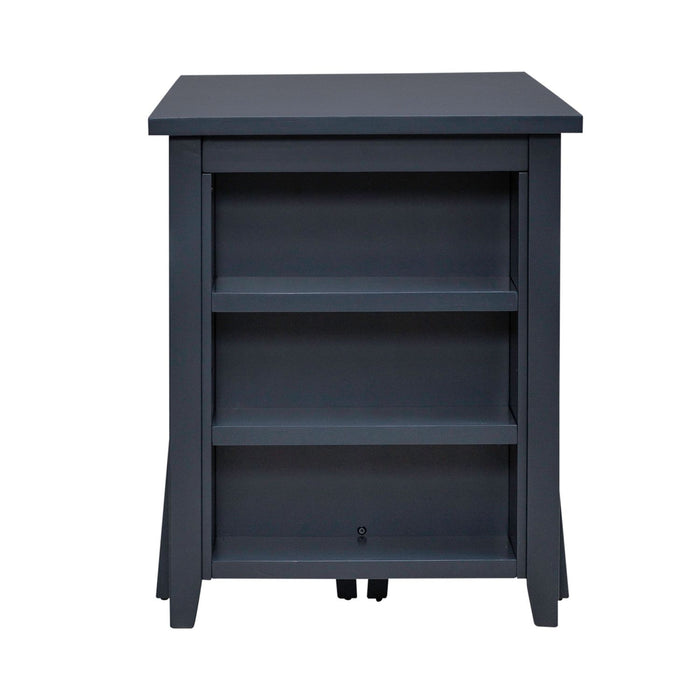 Brook Creek 5 Piece Counter Set- Navy - Discount Furniture World (Burlington,NC)