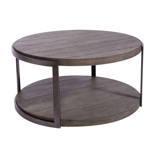 Modern View Round Cocktail Table - Discount Furniture World (Burlington,NC)