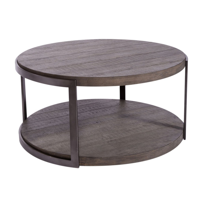 Modern View Round Cocktail Table - Discount Furniture World (Burlington,NC)