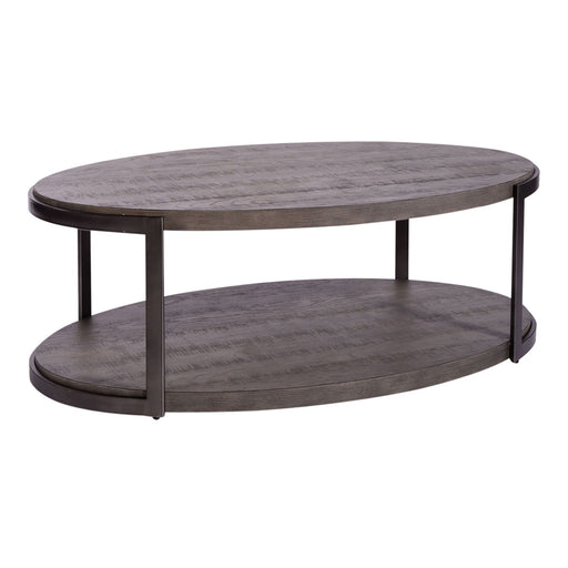 Modern View Oval Cocktail Table - Discount Furniture World (Burlington,NC)