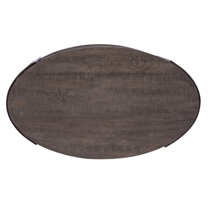Modern View Oval Cocktail Table - Discount Furniture World (Burlington,NC)