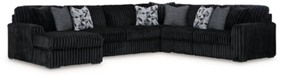 Midnight-Madness Sectional with Chaise - Discount Furniture World (Burlington,NC)