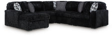 Midnight-Madness Sectional with Chaise - Discount Furniture World (Burlington,NC)