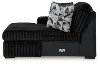 Midnight-Madness Super Chaise - Discount Furniture World (Burlington,NC)