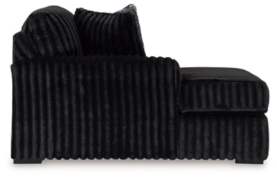 Midnight-Madness Sectional Sofa with Chaise - Discount Furniture World (Burlington,NC)