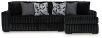 Midnight-Madness Sectional Sofa with Chaise - Discount Furniture World (Burlington,NC)