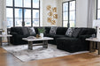 Midnight-Madness Sectional with Chaise - Discount Furniture World (Burlington,NC)