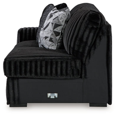 Midnight-Madness Sectional Sofa with Chaise - Discount Furniture World (Burlington,NC)