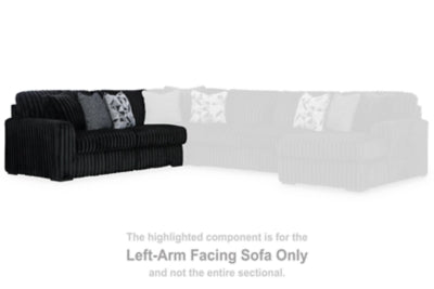 Midnight-Madness Sectional with Chaise - Discount Furniture World (Burlington,NC)