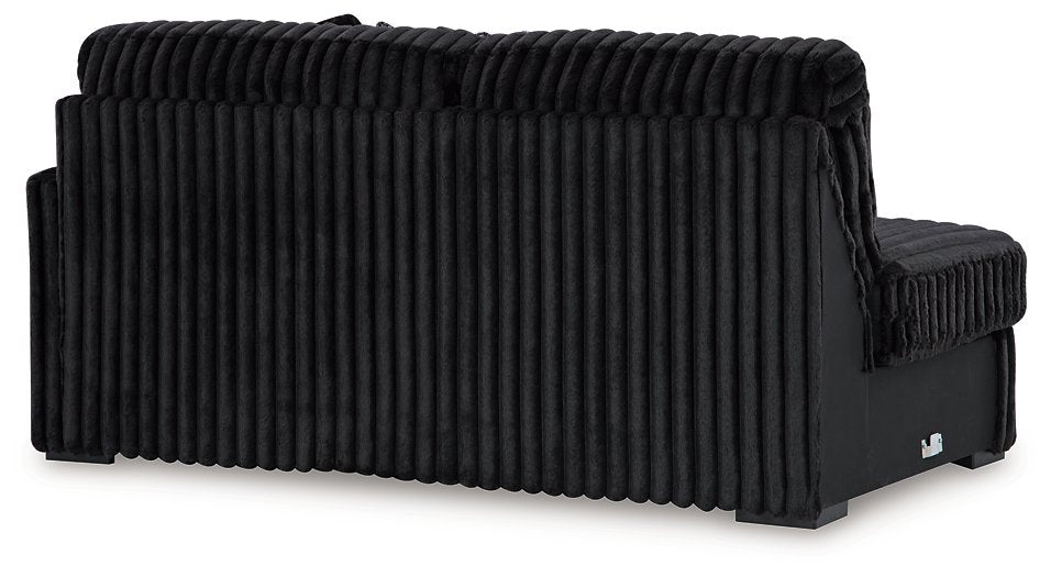 Midnight-Madness Sectional with Chaise - Discount Furniture World (Burlington,NC)