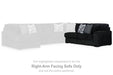 Midnight-Madness Sectional with Chaise - Discount Furniture World (Burlington,NC)