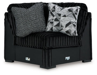 Midnight-Madness Sectional with Chaise - Discount Furniture World (Burlington,NC)