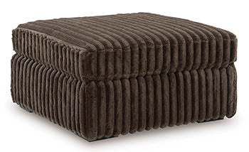 Midnight-Madness Oversized Accent Ottoman - Discount Furniture World (Burlington,NC)