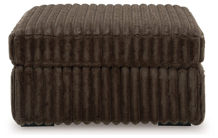 Midnight-Madness Oversized Accent Ottoman - Discount Furniture World (Burlington,NC)