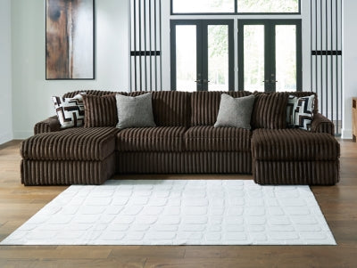 Midnight-Madness Sectional with Chaise - Discount Furniture World (Burlington,NC)